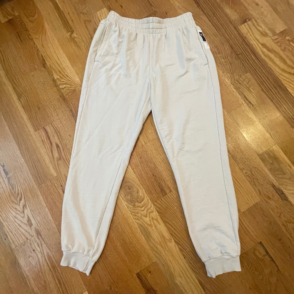 Men’s Three Stripe Adidas Joggers - size M